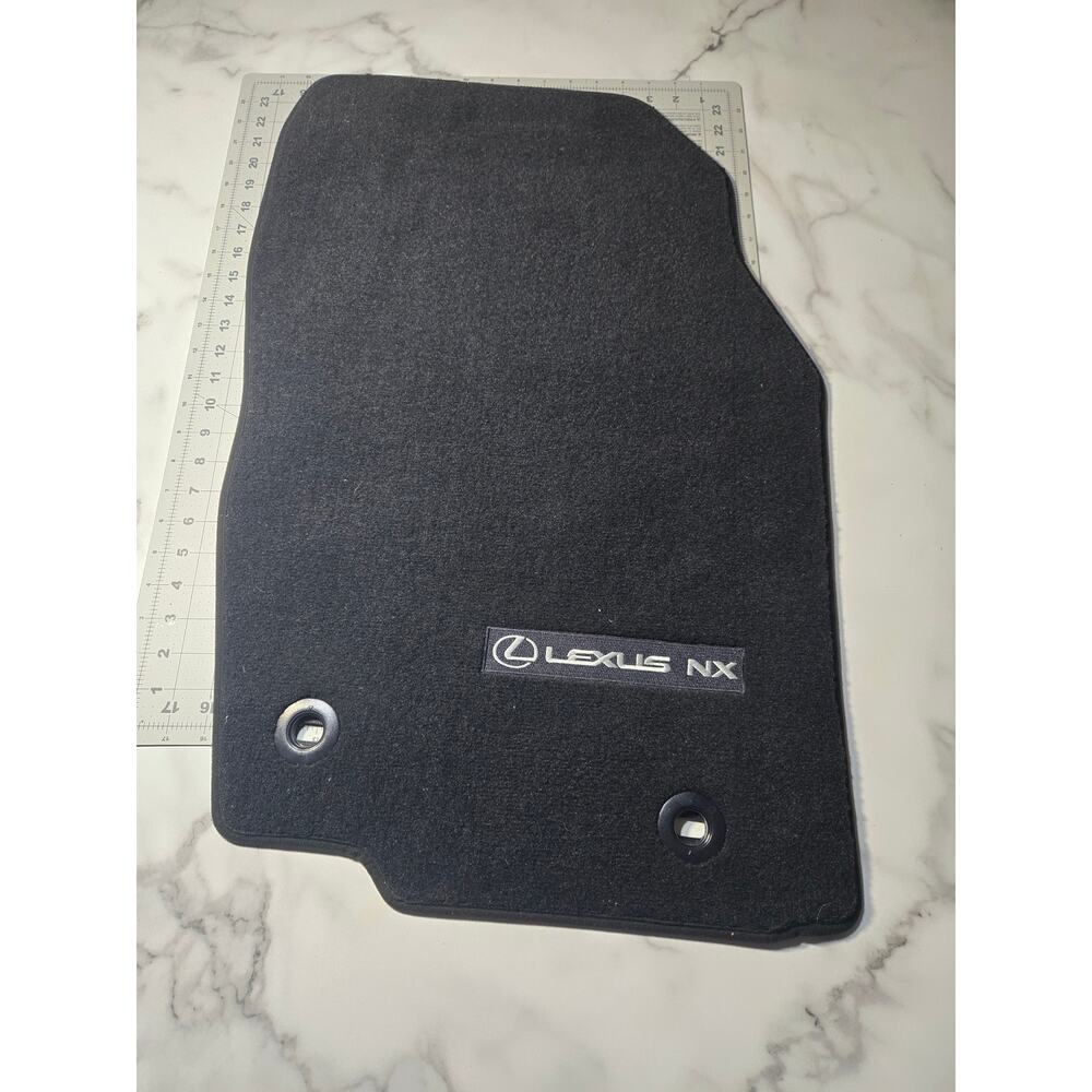 Lexus NX PT206-7851-xx OEM Black 4 Carpet Floor Mats Front and Back